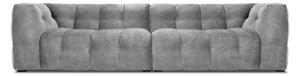 Vesta szürke bársony kanapé, 280 cm - Windsor & Co Sofas