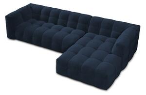 Vesta kék bársony kanapé, jobb oldali - Windsor & Co Sofas