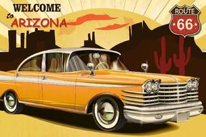 Nem szőtt fotótapéta arizona retro plakát 375 x 250 cm