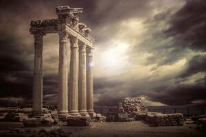 Nem szőtt fotótapéta apollo temploma 375 x 250 cm