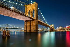 Nem szőtt fotótapéta brooklyn híd manhattanből 375 x 250 cm