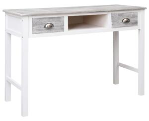 Szürke fa íróasztal 110 x 45 x 76 cm