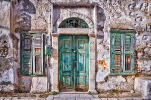 Nem szőtt fotótapéta régi ház, symi 375 x 250 cm