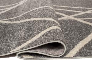 Szürke mintás ASTORIA szőnyeg Méret: 80x150 cm