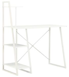 Fehér íróasztal polcrendszerrel 102 x 50 x 117 cm