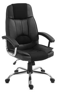 Főnöki irodai szék, forgószék fekete (2023A67-BLACK)
