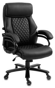 Főnöki irodai szék, forgószék fekete (2023A85-BLACK)