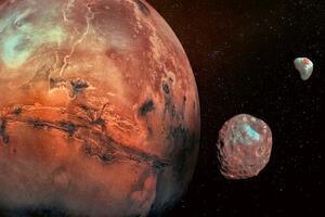 Nem szőtt fotótapéta mars bolygó 375 x 250 cm