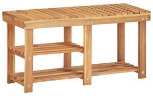 Tömör akácfa cipőtartó 90 x 32 x 46 cm