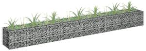 Horganyzott acél gabion magaságyás 270 x 30 x 30 cm