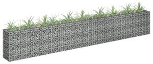 Horganyzott acél gabion magaságyás 360 x 30 x 60 cm