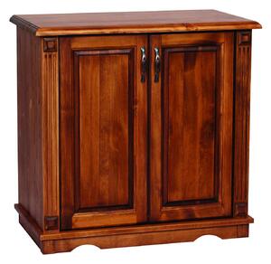 Möbelstar CLA121 Borovi fenyő pácolt Komód 2 ajtós 96 x 88 cm