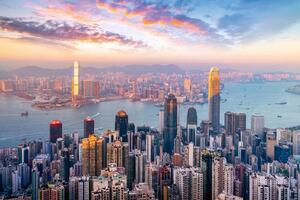 Nem szőtt fotótapéta hong kong látképe 375 x 250 cm