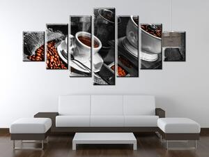 Gario Vászonkép Arabica kávé - 7 részes Méret: 140 x 80 cm