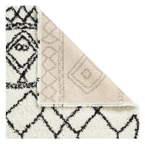 Scandi Berber fekete-fehér szőnyeg, 120 x 170 cm - Think Rugs