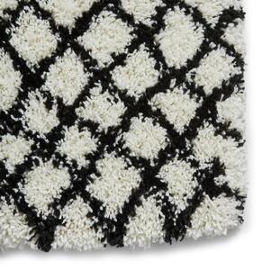 Scandi Berber fekete-fehér szőnyeg, 120 x 170 cm - Think Rugs