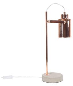 Rézszínű fém asztali lámpa 37 cm MUNDAKA