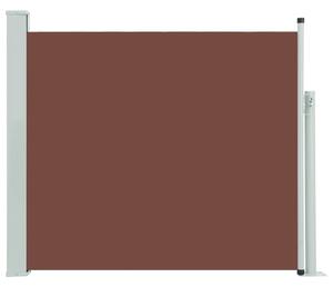 VidaXL barna behúzható oldalsó teraszi napellenző 100 x 300 cm