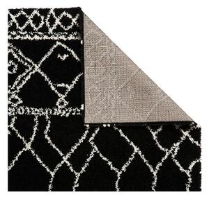 Scandi Berber fekete szőnyeg, 120 x 170 cm - Think Rugs