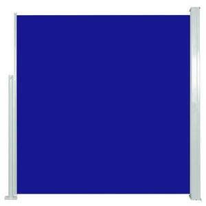 VidaXL kék kihúzható oldalsó terasz-napellenző 140 x 300 cm
