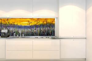 Konyhai fotótapéta - réti fű farmer festménye 180 x 60 cm