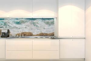 Konyhai fotótapéta - a viharos tenger 180 x 60 cm