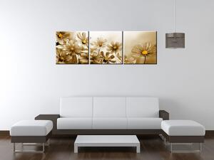 Gario Vászonkép Virágos szépség - 3 részes Méret: 90 x 60 cm
