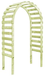 Impregnált fenyőfa kerti pergola 130 x 60 x 230 cm