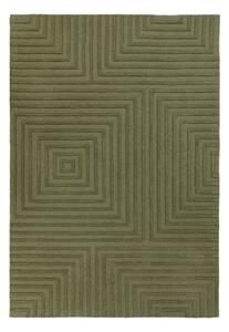 Estela zöld gyapjú szőnyeg, 160 x 230 cm - Flair Rugs