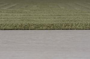 Estela zöld gyapjú szőnyeg, 120 x 170 cm - Flair Rugs