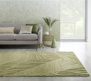 Zöld gyapjú szőnyeg 200x290 cm Lino Leaf – Flair Rugs