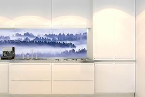 Konyhai fotótapéta - köd a fák között 180 x 60 cm