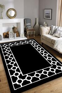 Bague Előszoba szőnyeg (80 x 150) Fekete-fehér