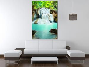 Gario Vászonkép Vízesés Thaiföldön Méret: 40 x 60 cm