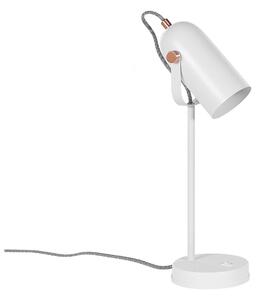 Fehér fém asztali lámpa 48 cm TYRIA