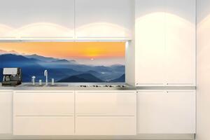 Konyhai fotótapéta - napkelte a himalájában 180 x 60 cm