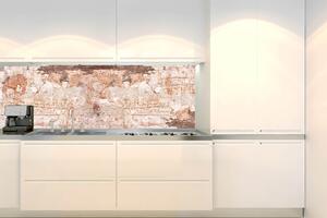 Konyhai fotótapéta - faltöredék repedésekkel 180 x 60 cm
