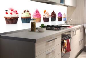 Konyhai fotótapéta - cupcakes 180 x 60 cm