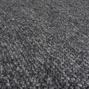Minerals sötétsszürke gyapjú szőnyeg, 120 x 170 cm - Flair Rugs