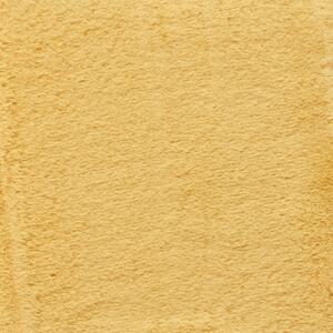 Teddy sárga szőnyeg, ⌀ 120 cm - Think Rugs