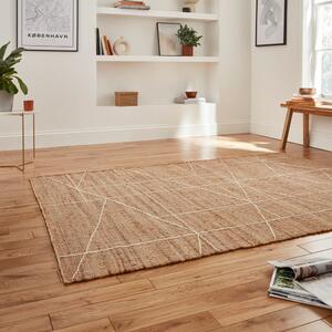 Bazaar Lines juta szőnyeg, 150 x 230 cm - Think Rugs