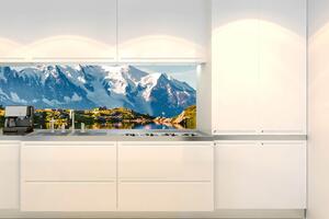 Konyhai fotótapéta - lac blanc-tó 180 x 60 cm