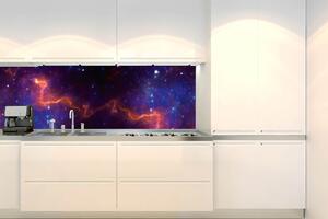 Konyhai fotótapéta - színes galaxis 180 x 60 cm