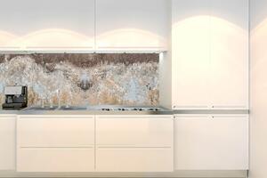 Konyhai fotótapéta - betonfal repedésekkel 180 x 60 cm
