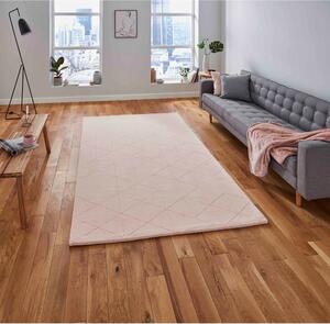 Kasbah rózsaszín gyapjú szőnyeg, 150 x 230 cm - Think Rugs