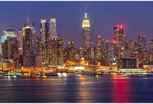 Nem szőtt fotótapéta manhattan éjszaka 375 x 250 cm