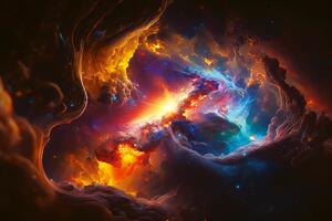 Nem szőtt fotótapéta nap és űr 375 x 250 cm