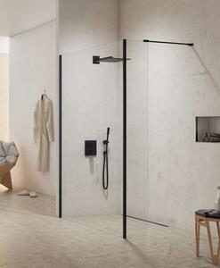 New Trendy New Modus Black zuhanyfal 50 cm fekete félfényes/átlátszó üveg EXK-5571