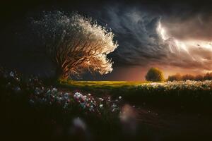 Nem szőtt fotótapéta ezüstfa 375 x 250 cm