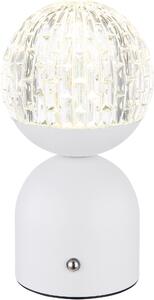 Globo Lighting Julsy asztali lámpa 1x2.5 W fehér-átlátszó 21007W